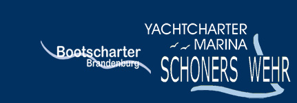 Logo Schoners Wehr / Bootscharter Brandenburg